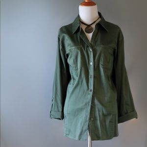 Olive Green Blouse
